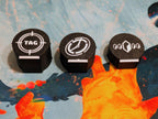 Netrunner Poker Chip Token Box - Neon Static - Backroom Deals