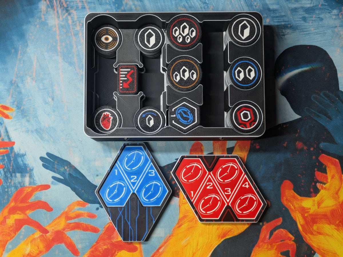 Netrunner Deluxe Token Set – Complete Kit for One or Two Players