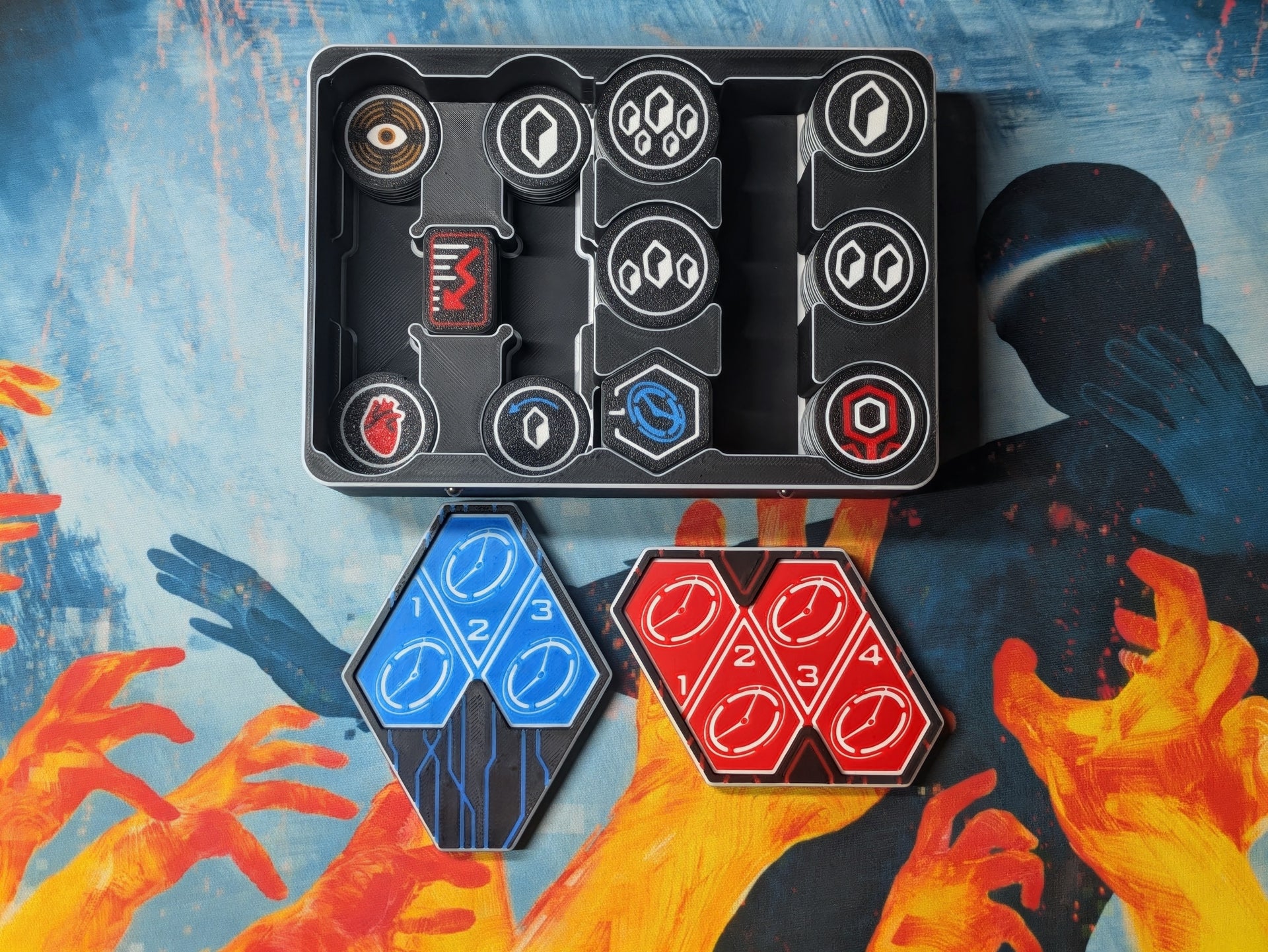 Netrunner Deluxe Token Set – Complete Kit for One or Two Players