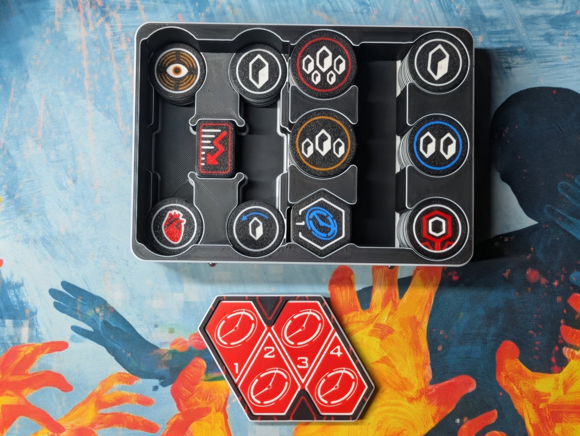Netrunner Deluxe Token Set – Complete Kit for One or Two Players