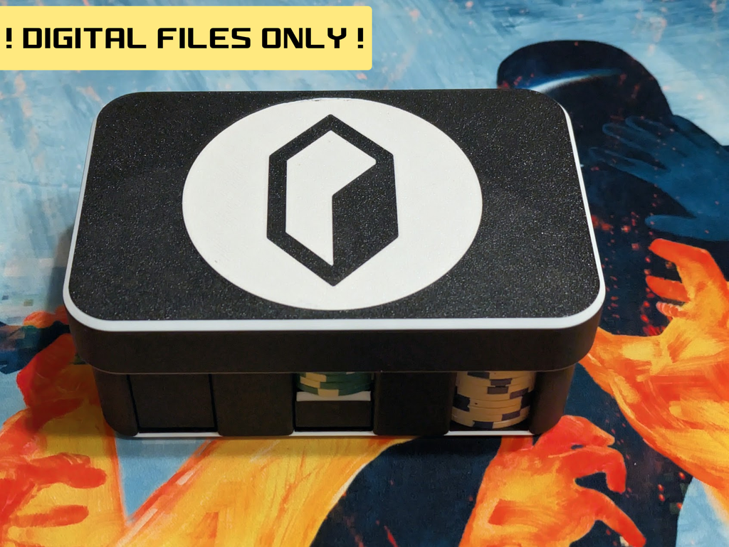 Netrunner Poker Chip Token Box - DIGITAL FILE