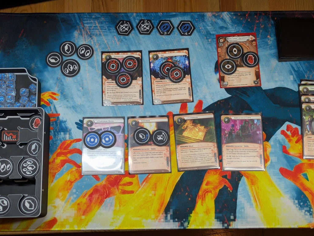 Netrunner Deluxe Token Set – Complete Kit for One or Two Players